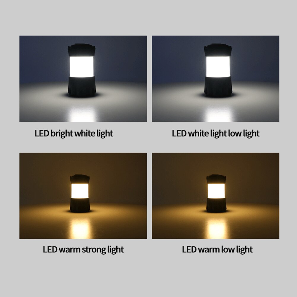 Cheap Goat Tents Multifunction LED Emergency Lights USB Rechargeable Portable Tent Lamp Waterproof Camping Light with Magnet Base for Outdoor   